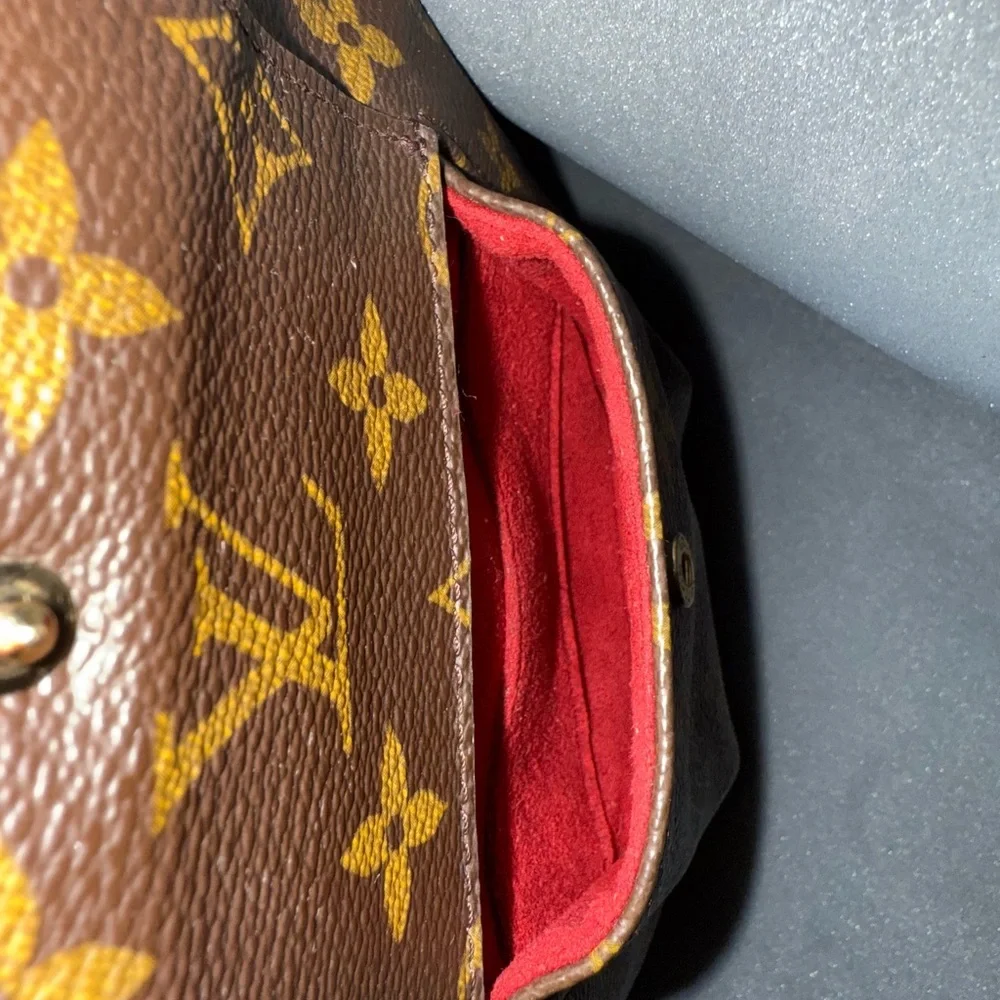 Authentic Louis Vuitton Partition Wristlet Clutch Monogram Canvas - Picture 4 of 8